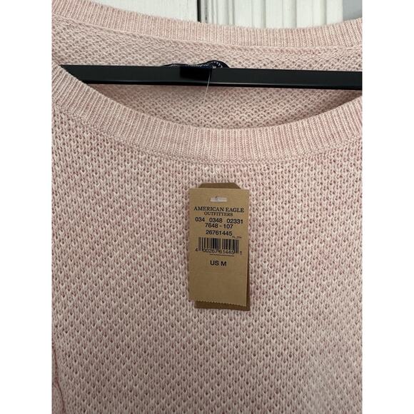 NWT Lot X 2 Lightweight Eyelet Sweaters Sz Med American Eagle Banana Republic - Picture 6 of 14